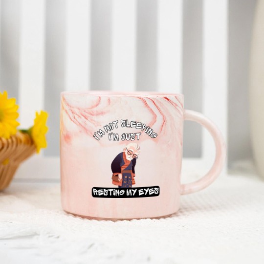 Im Not Sleeping Im Just Resting My Eyes Marble Mugs