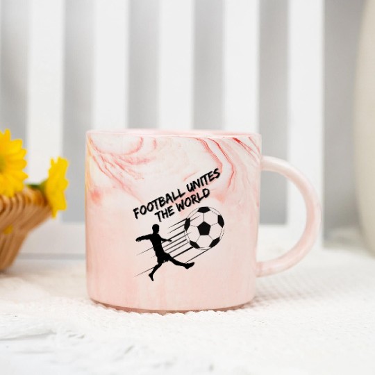 Football Unites The World Marble Mugs