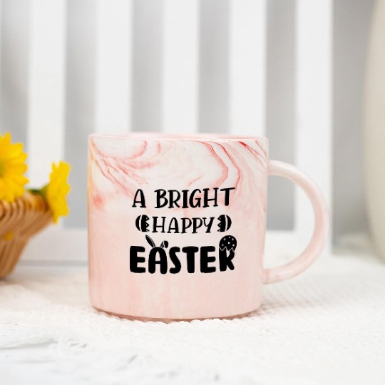 A bright happy easter Marble Mugs