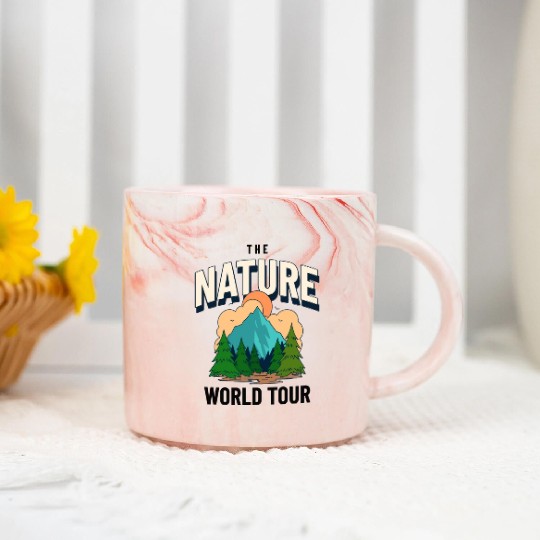 The Nature World Tour Marble Mugs
