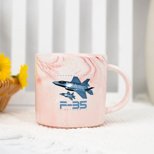 Lockheed Martin F-35 Lightning II Marble Mugs