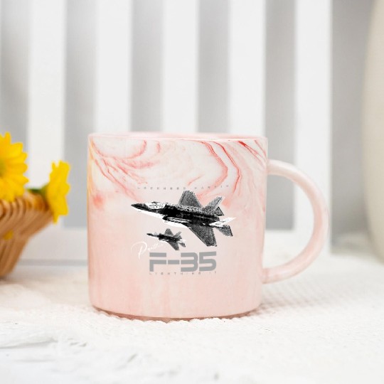 Lockheed Martin F-35 Lightning II Marble Mugs