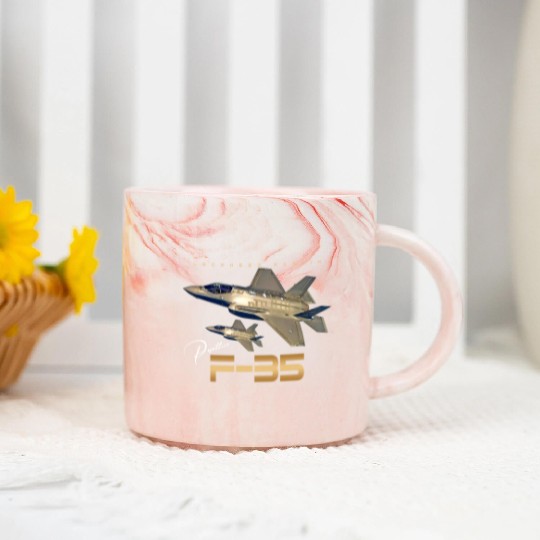 Lockheed Martin F-35 Lightning II Marble Mugs