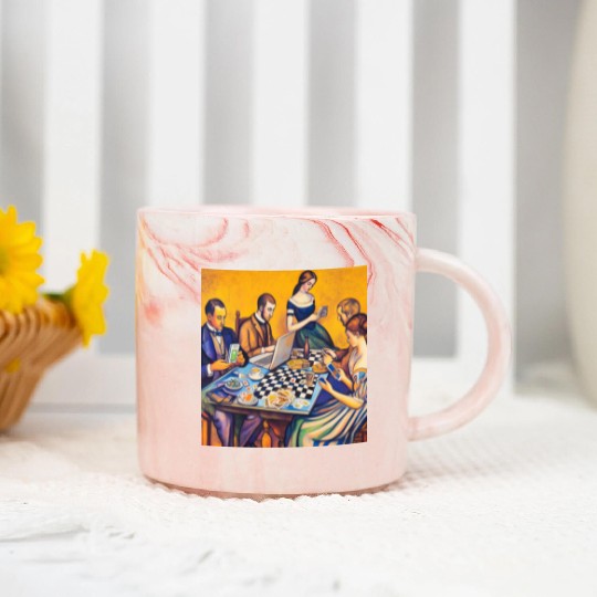 Modern Classic mix - A Card game Marble Mugs