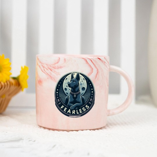 "FEARLESS" is a natural talent that every creature Marble Mugs