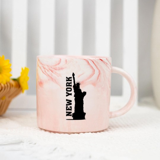 NEW York USA Statue of Liberty Marble Mugs