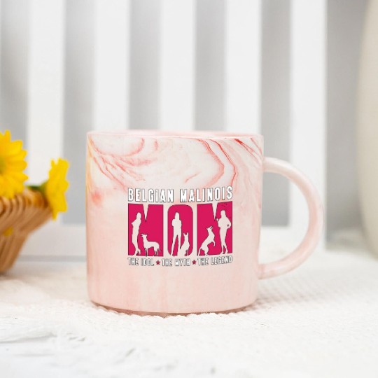 Belgian Malinois Lover Mom The Idol The Pet Lover Marble Mugs