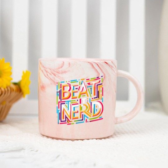 Beat it Nerd 14 Marble Mugs