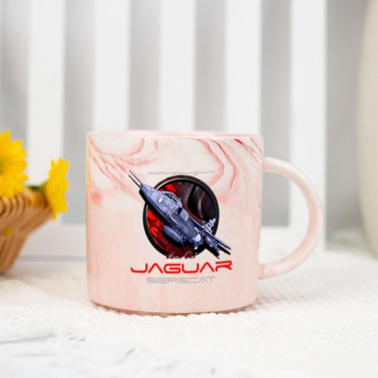 Sepecat Jaguar English French fighterjet Marble Mugs
