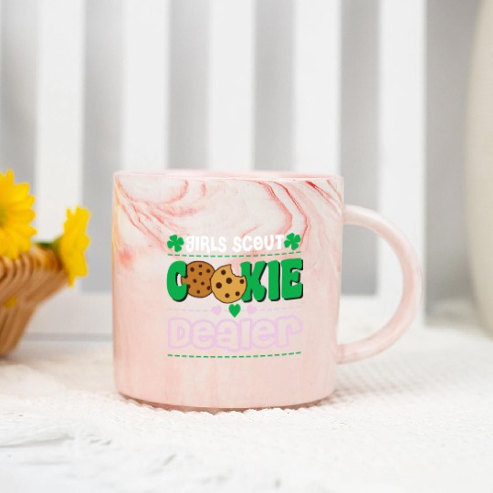 Cookie Dealer Scout for Girls Funny Scouting Marble Mugs
