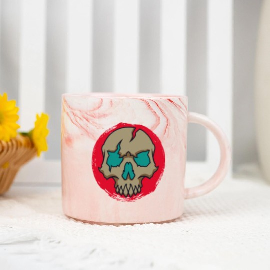 Animal crossing skull Marble Mugs