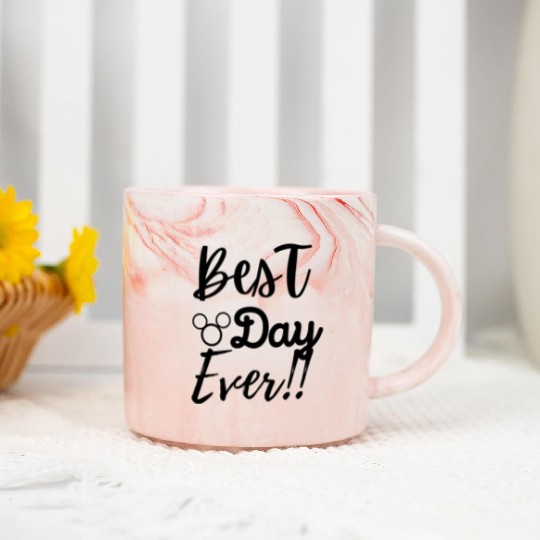 Best DAY Ever Marble Mugs