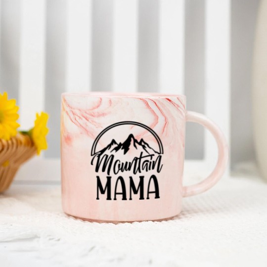 Mountain mama Marble Mugs