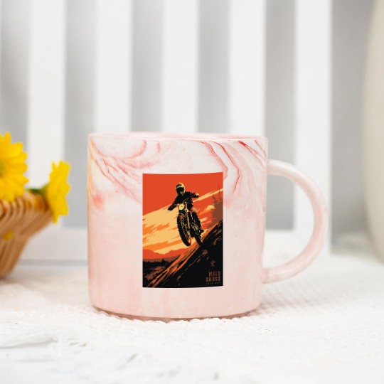 Sunset Motocross - Race Day Marble Mugs