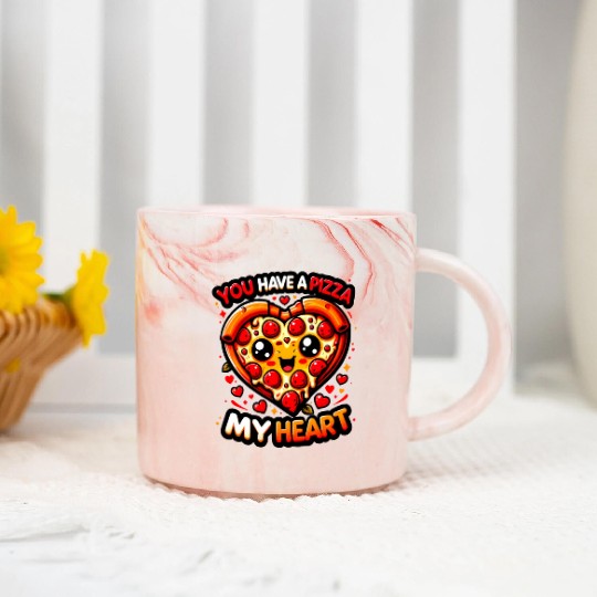 You Have a Pizza My Heart: Whimsical & Cheesy Marble Mugs