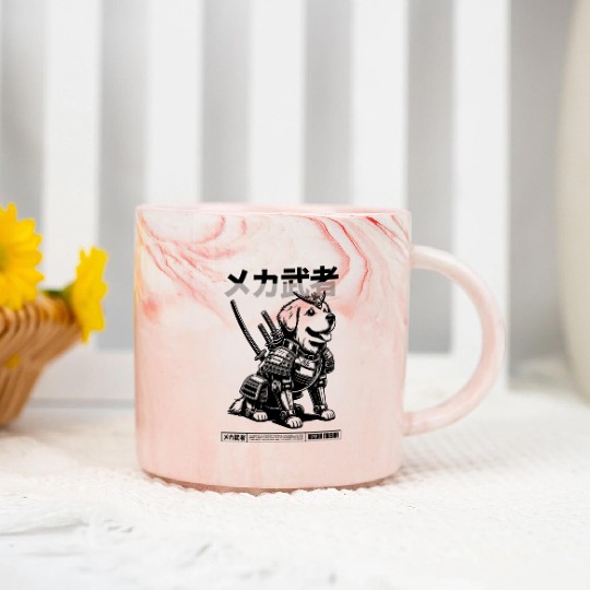 Golden Retriever Dog Musha Pets Marble Mugs