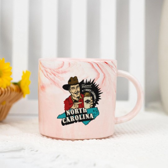 Vintage Raleigh NC Moonshine Marble Mugs