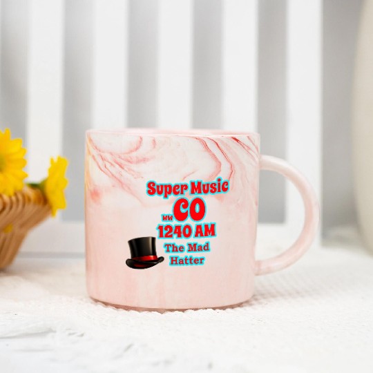 WWCO The Mad Hatter Marble Mugs