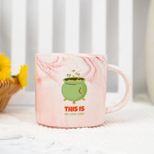St. Patrick's Day - Pot of Gold Marble Mugs