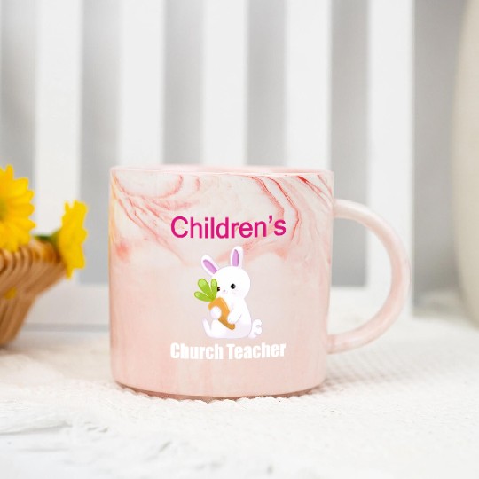 Children's Church Sunday Schhol Teacher Marble Mugs