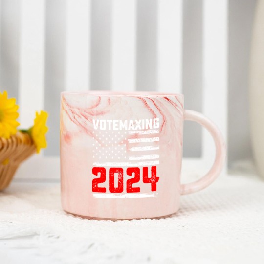 VoteMaxing 2024 Trump Presidential Election Marble Mugs