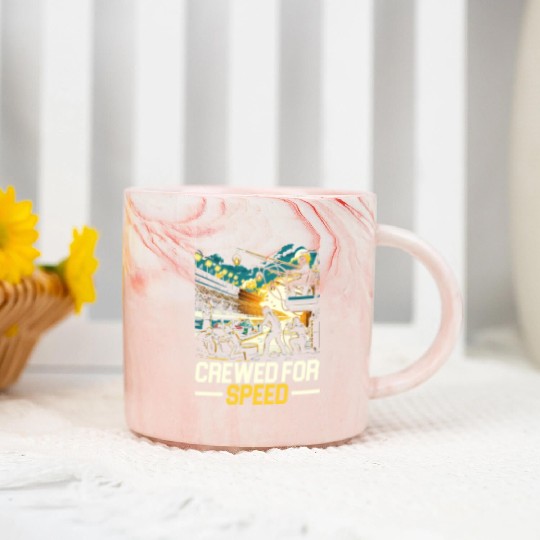 Pit Crew Race Car Racing Race Track Motorsport Marble Mugs