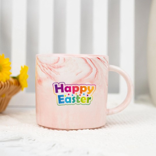 Happy Easter Marble Mugs