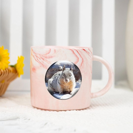 Life In a Bubble Collection- Grand Canyon Squirrel Marble Mugs