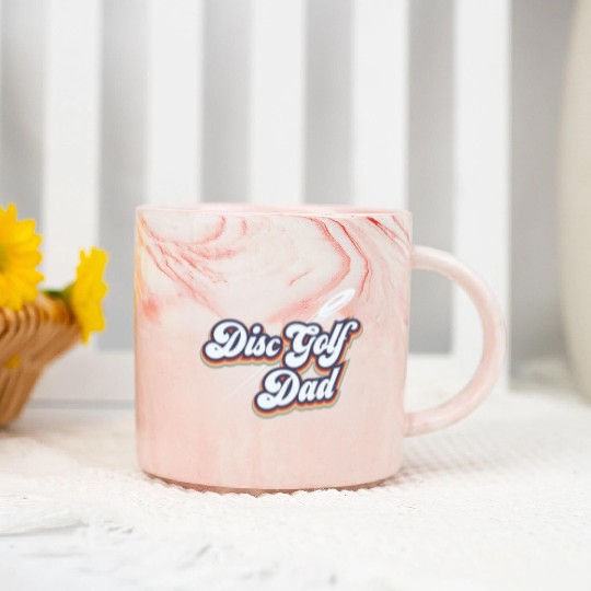 Disc Golf Dad Disc Golf Father Disc Golf Parents Marble Mugs