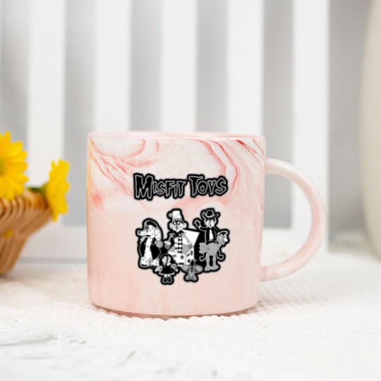 Hardcore Punk Toys Marble Mugs