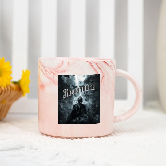 Nevermore Marble Mugs