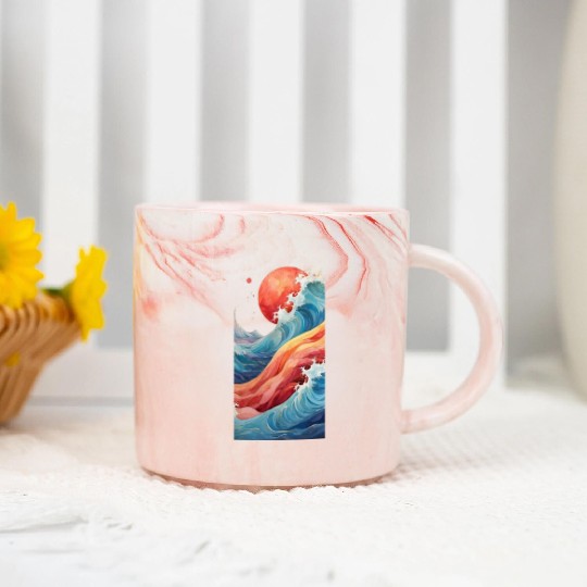 Stylish & Cozy Clothing Designs for Cold Seasons" Marble Mugs