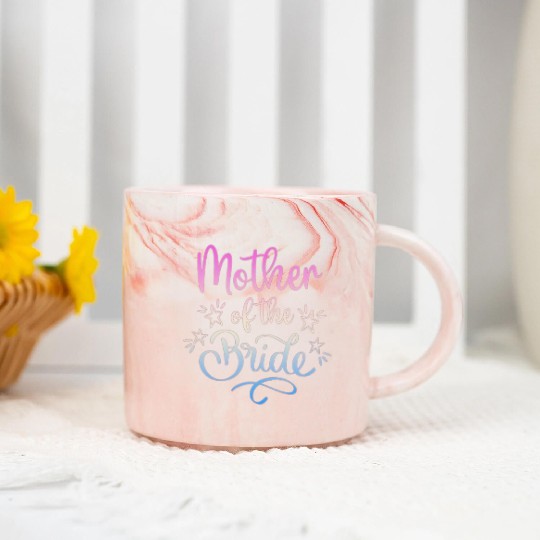 Team Bride - mother of the Bride Marble Mugs