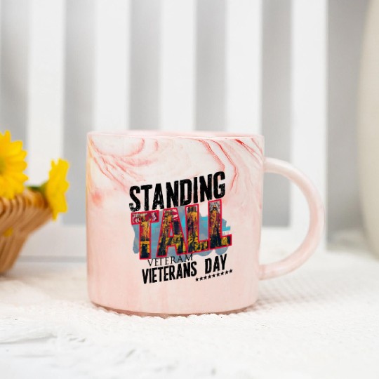 Vietnam Veterans Day: 'Standing Tall' Marble Mugs Design