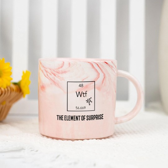 The element of surprise Marble Mugs