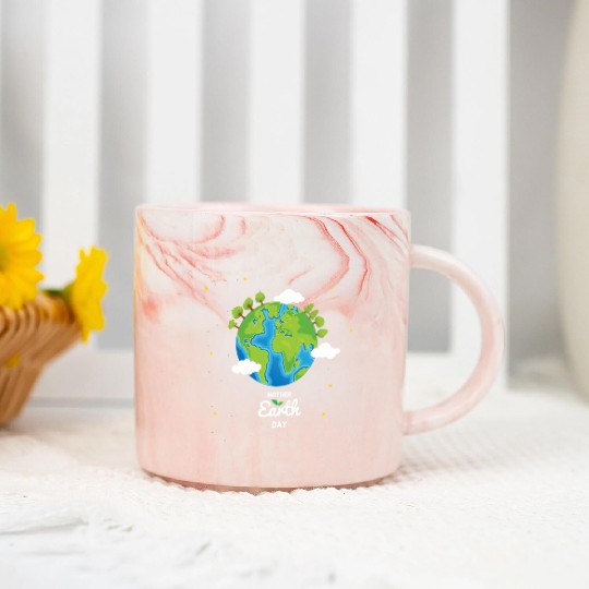 Earth day Marble Mugs