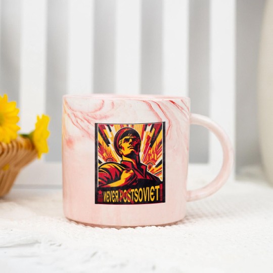 Never postsoviet never Soviet Marble Mugs
