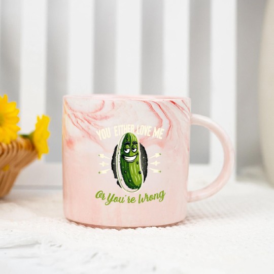 Pickle Lover Funny Pickle Dill pickle Pickled Marble Mugs