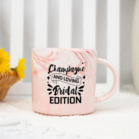 Bridal Wifey In Training Marble Mugs