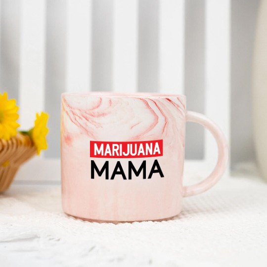 Marijuana Mama Marble Mugs
