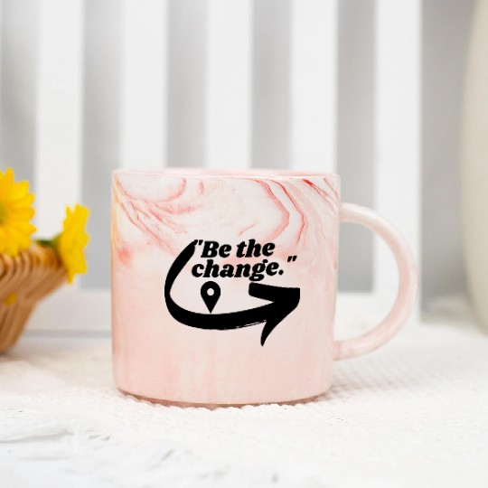Be the change Marble Mugs