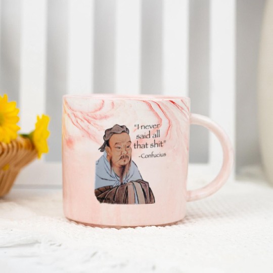 I never said all that shit Marble Mugs