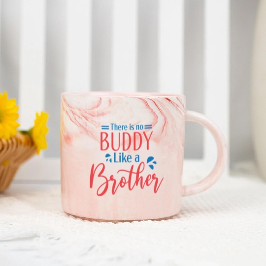 Hello Brother! Happy Brother day Marble Mugs
