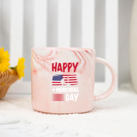 Memorial day Marble Mugs