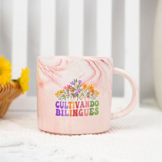 Cultivando Bilingües Spanish Teacher Marble Mugs