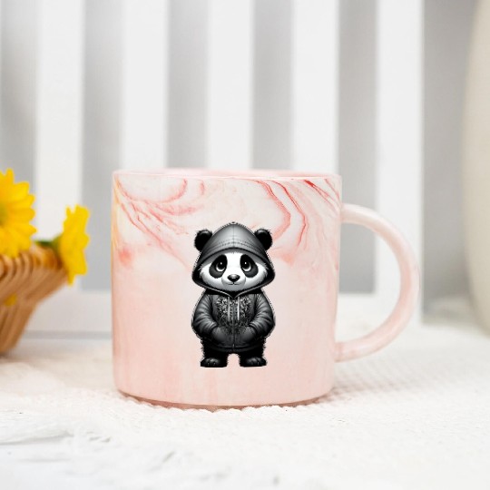 Streetwise Panda Cub Marble Mugs