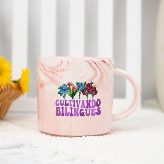 Cultivando Bilingües Spanish Teacher Marble Mugs