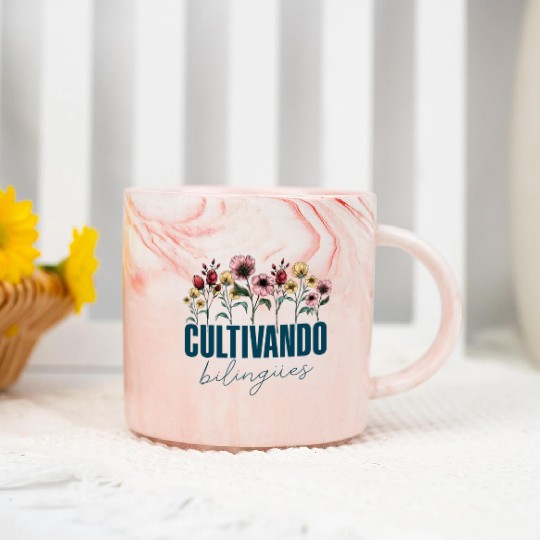 Cultivando Bilingües Spanish Teacher Marble Mugs