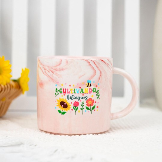 Cultivando Bilingües Spanish Teacher Marble Mugs