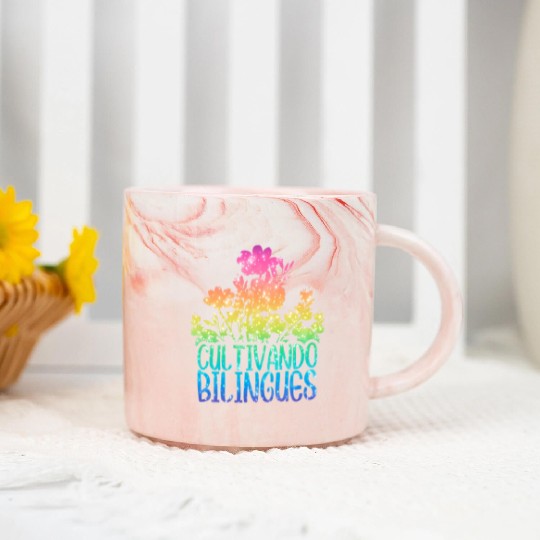 Cultivando Bilingües Spanish Teacher Marble Mugs